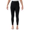 imageMUK LUKS Womens 2 Pack LeggingsBlackGrey