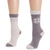 imageMUK LUKS Womens 2 Pair Pack Wool Boot SocksGypy RougeIvory