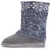 imageMUK LUKS Womens Cheryl Faux Suede Pull On Winter ampamp Snow BootsGrey