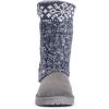 imageMUK LUKS Womens Cheryl Faux Suede Pull On Winter ampamp Snow BootsGrey
