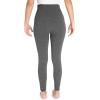 imageMUK LUKS Womens Fleece Lined LeggingCharcoal Hthr