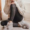 imageMUK LUKS Womens FleeceLinedEmbossedDark Grey Leopard