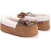 imageMUK LUKS Womens Leather Goods Sia Moccasin SlipperCamel