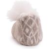 imageMUK LUKS Womens Pom Ballerina SlippersBeige