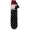 imageMUK LUKS Womens Tassel Slipper SocksBlack