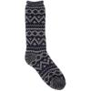 imageMUK LUKS Mens Slipper Socks CasualNavyGrey Zig Zag