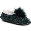 imageMUK LUKS Womens Chenille Ballerina SlipperDark Jade