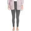 imageMUK LUKS Womens Fleece Lined LeggingCharcoal Hthr
