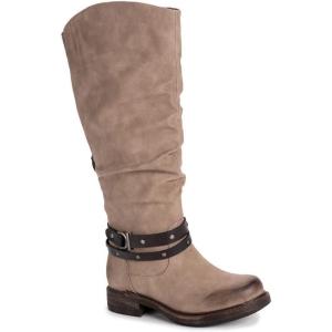 imageLUKEES by MUK LUKS womens Lukees Muk Luks Womens Logger Victoria Fashion Boot Stone 6 US
