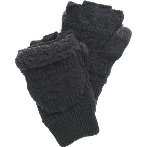imageMUK LUKS Mens Faux Fur Flip MittenBlack