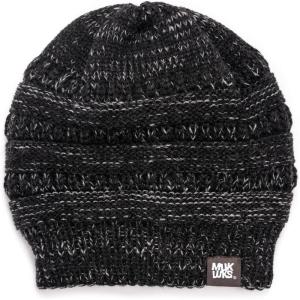 imageMUKLUK Mens Marl BeanieEbonyCinder