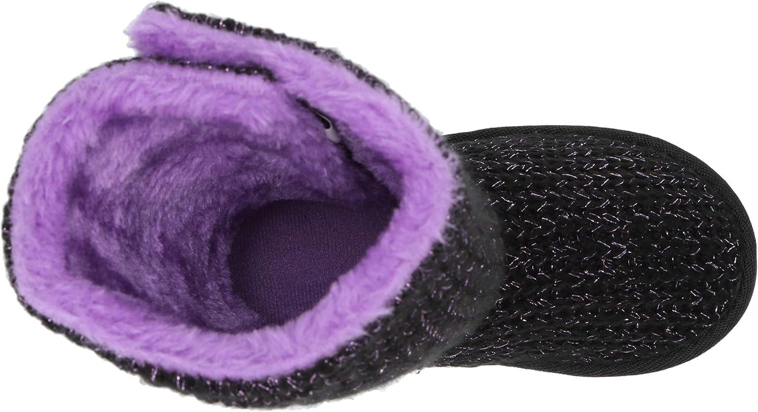 imageMUK LUKS Girls Malena Boots FashionEbonyLilac