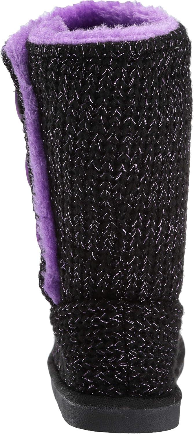 imageMUK LUKS Girls Malena Boots FashionEbonyLilac