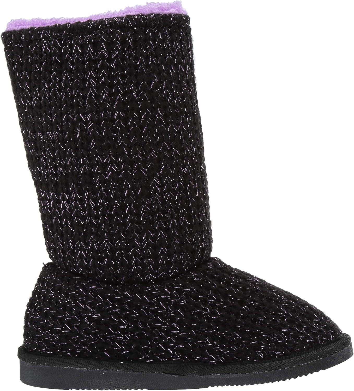 imageMUK LUKS Girls Malena Boots FashionEbonyLilac