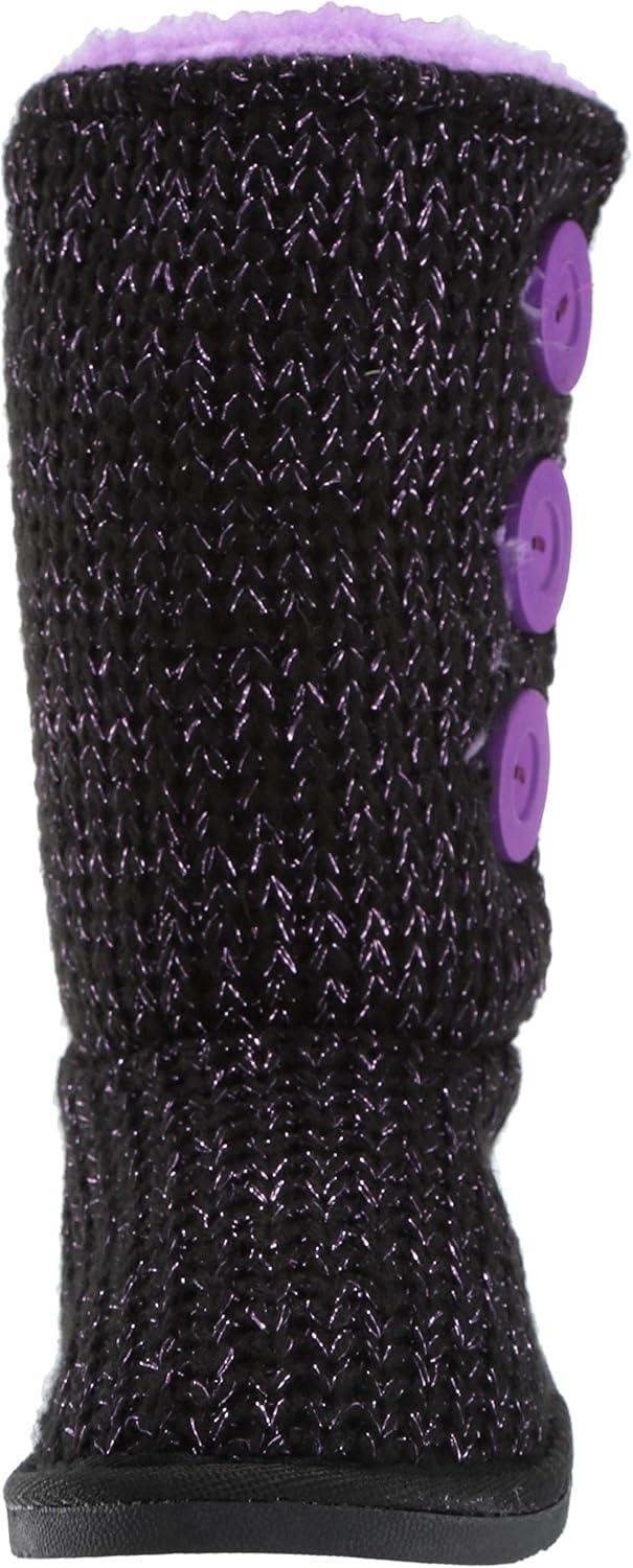 imageMUK LUKS Girls Malena Boots FashionEbonyLilac