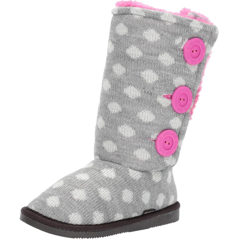 imageMUK LUKS Girls Malena Boots FashionGreyPink
