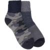 imageMUK LUKS Mens 2 Pair Pack Short Heat RetainerBlue Camo
