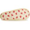 imageMUK LUKS Womens Cozy Ballerina Slipper with Sherpa LiningLime Mushroom