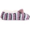 imageMUK LUKS Womens Cozy Ballerina Slipper with Sherpa LiningNavyPurple