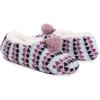 imageMUK LUKS Womens Cozy Ballerina Slipper with Sherpa LiningNavyPurple