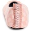 imageMUK LUKS Womens Cozy Ballerina Slipper with Sherpa LiningPeach Smile