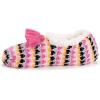imageMUK LUKS Womens Cozy Ballerina Slipper with Sherpa LiningPink Multi