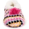 imageMUK LUKS Womens Cozy Ballerina Slipper with Sherpa LiningPink Multi