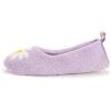 imageMUK LUKS Womens Cozy Ballerina Slipper with Sherpa LiningPurple Daisy