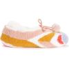 imageMUK LUKS Womens Cozy Ballerina Slipper with Sherpa LiningYellowPink
