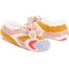 imageMUK LUKS Womens Cozy Ballerina Slipper with Sherpa LiningYellowPink