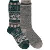 imageMUK LUKS Mens 2 Pk Heat Retainer SocksEvergreenGrey