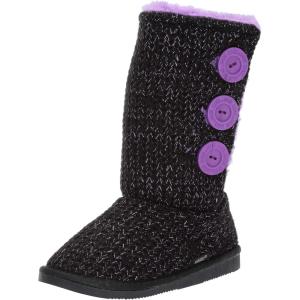 imageMUK LUKS Girls Malena Boots FashionEbonyLilac