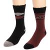 imageMUK LUKS Mens Slipper SocksEbonyCandy Apple
