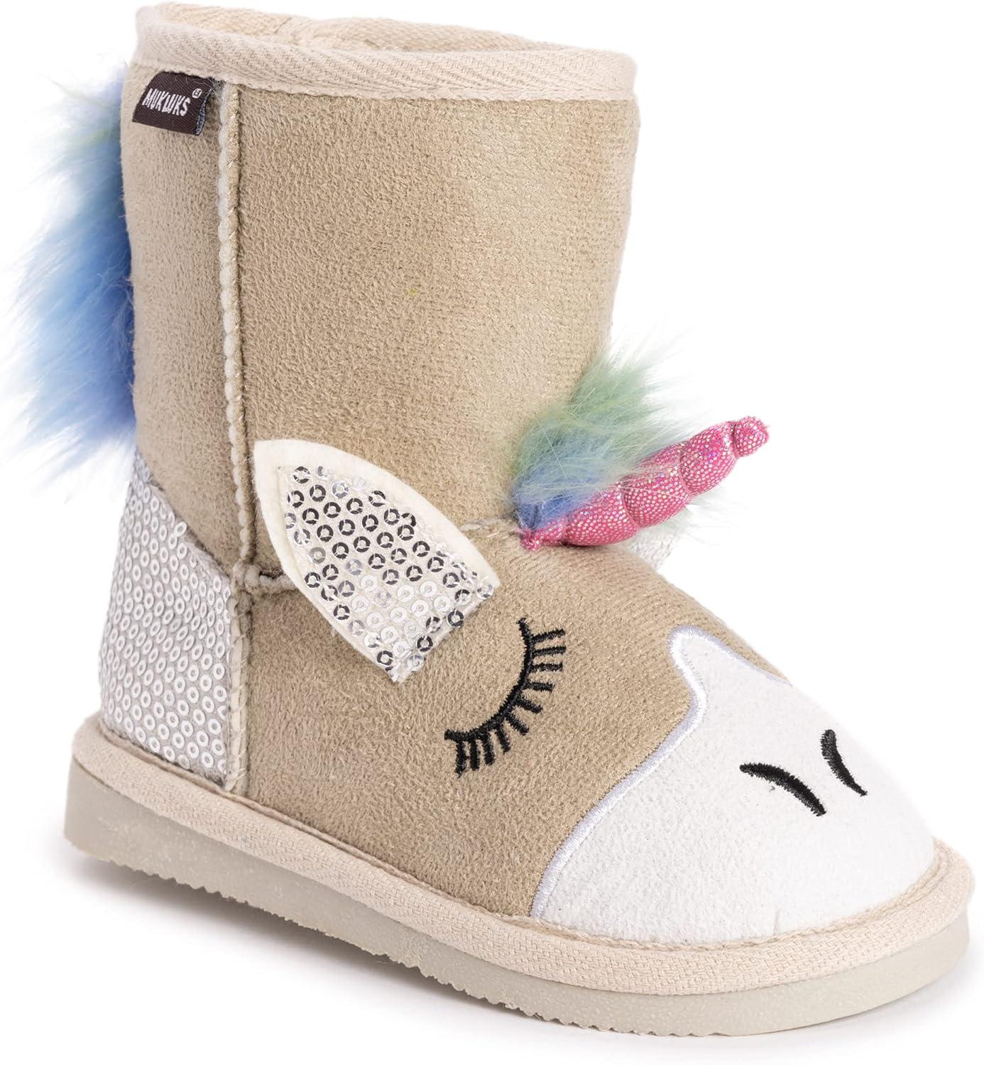 imageMUK LUKS Kids Luna Unicorn Boots BootNatural Unicorn