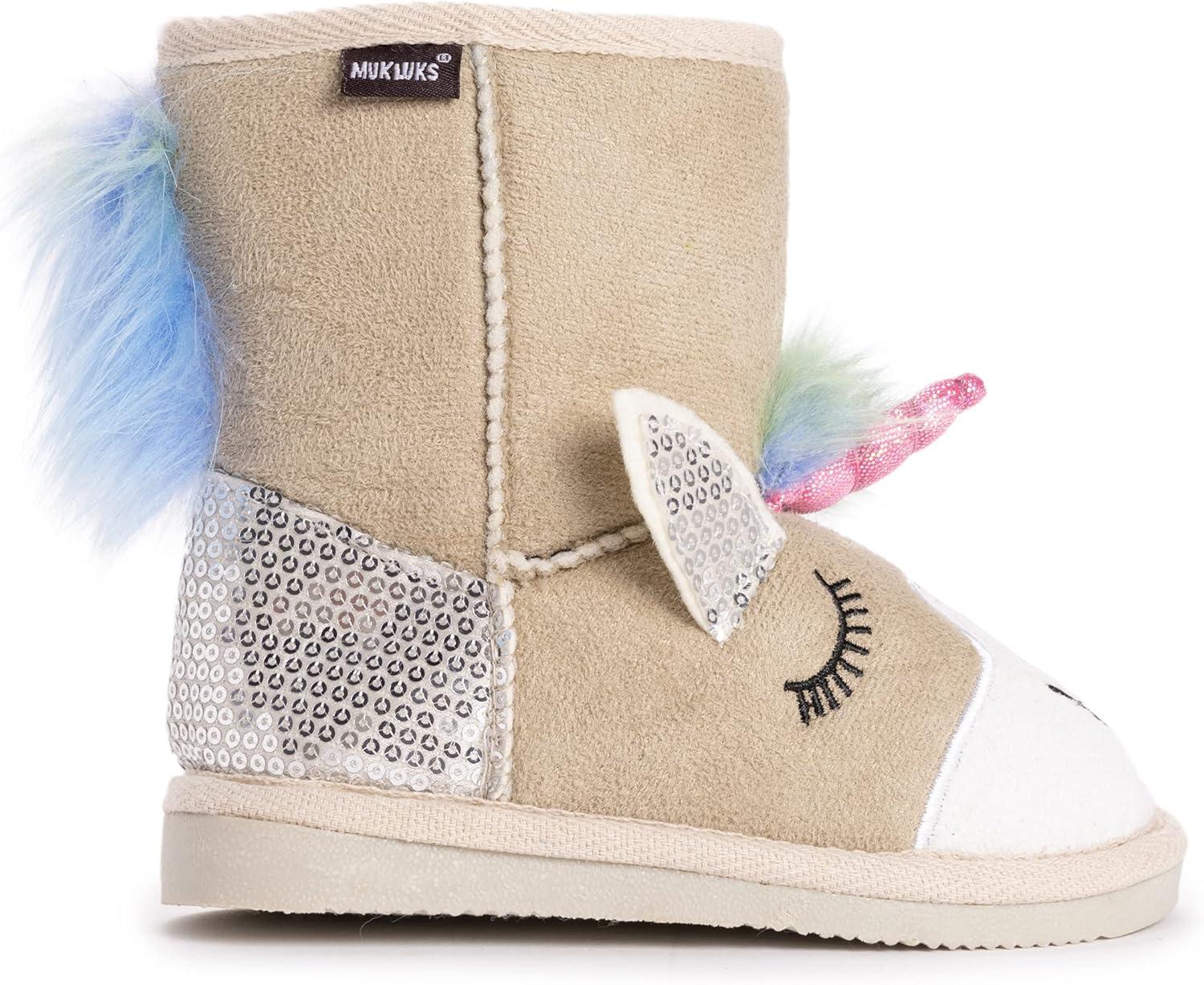 imageMUK LUKS Kids Luna Unicorn Boots BootNatural Unicorn