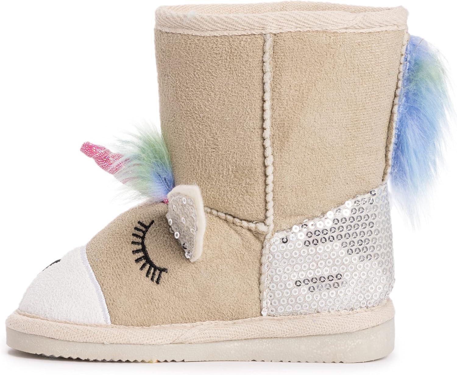 imageMUK LUKS Kids Luna Unicorn Boots BootNatural Unicorn