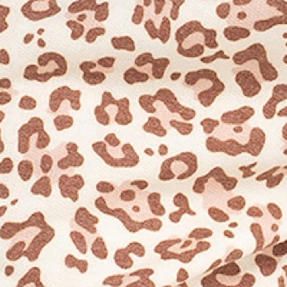 imageMUK LUKS Sweater Weather Womens Pajama 2Piece Set Super Soft Long Sleeve Shirt and Pants Pijama De MujerCaramelLeopard