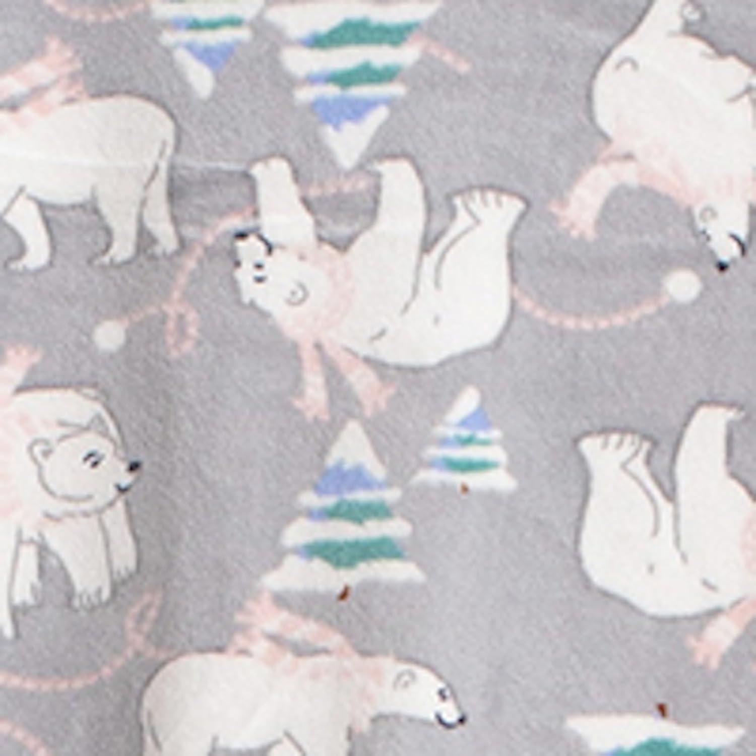 imageMUK LUKS Womens 2 Piece Pajama Set Long Sleeve Shirt and Joggers  Silky Velour Mountain Vibes  Pijamas de MujerBear Crawl