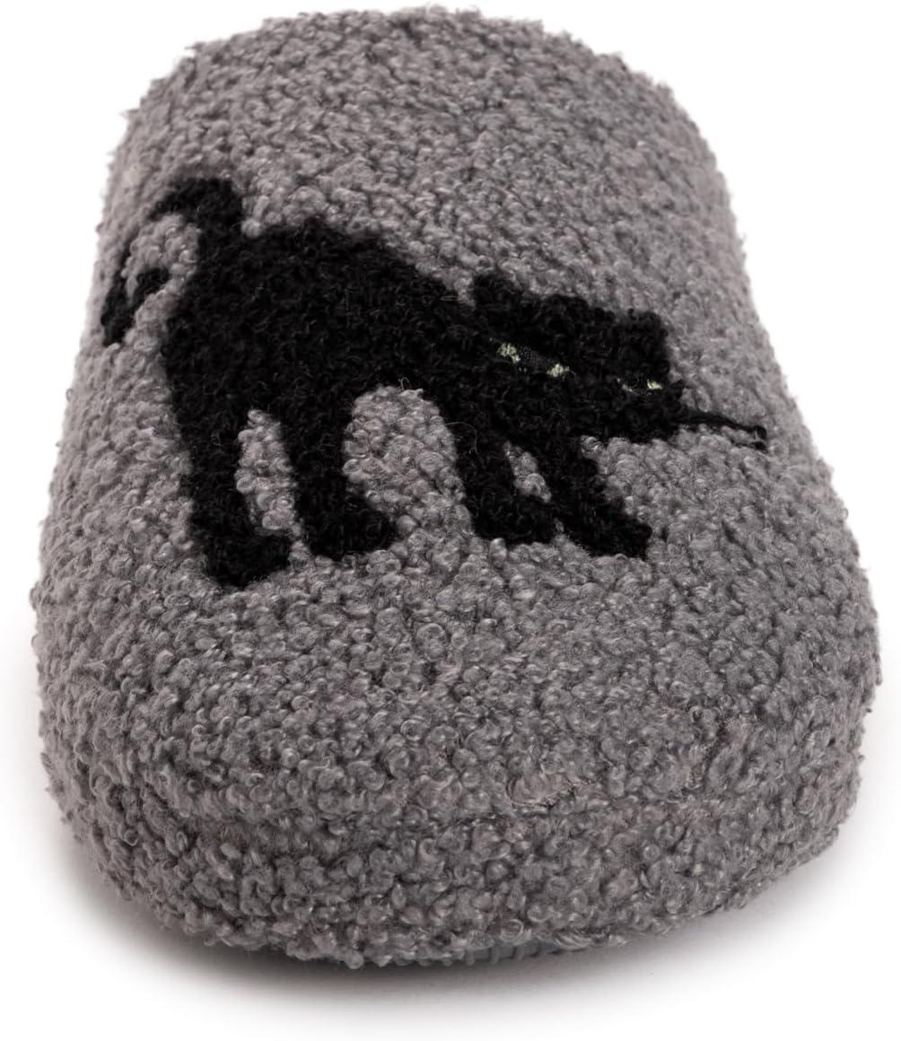 imageMUK LUKS Womens Novelty Punch Needle Grey CatGreyCat