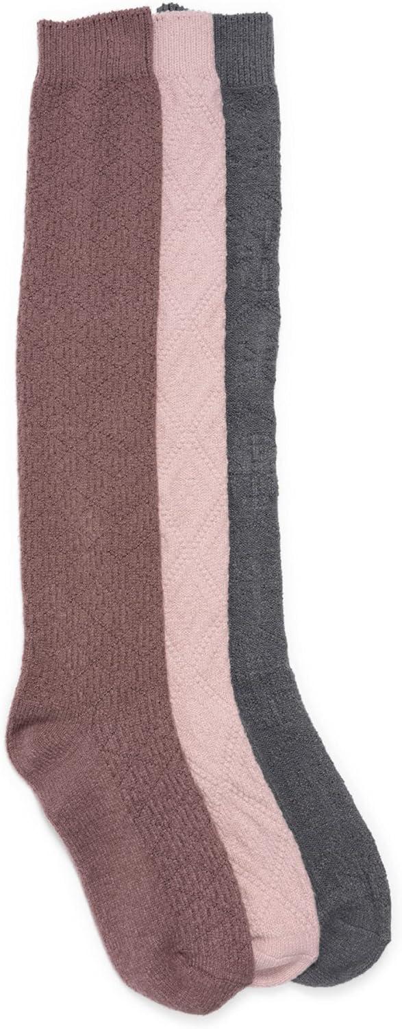 imageMUK LUKS womens Microfiber Socks 3 Pair PackMuted Tones