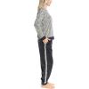 imageMUK LUKS Likely to Lounge Womens 2Piece Pajama Set Minky Fleece Long Sleeve and Jogger Pjs Pijamas de MujerBlackLeopard