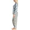 imageMUK LUKS Likely to Lounge Womens 2Piece Pajama Set Minky Fleece Long Sleeve and Jogger Pjs Pijamas de MujerGrayRiver Camo