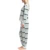 imageMUK LUKS Womens 2 Piece Pajama Set Long Sleeve Shirt and Joggers  Silky Velour Mountain Vibes  Pijamas de MujerCabinside Fairisle
