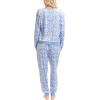 imageMUK LUKS Womens 2 Piece Pajama Set Long Sleeve Shirt and Joggers  Silky Velour Mountain Vibes  Pijamas de MujerPaper Cut Outs