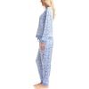 imageMUK LUKS Womens 2 Piece Pajama Set Long Sleeve Shirt and Joggers  Silky Velour Mountain Vibes  Pijamas de MujerPaper Cut Outs