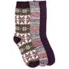 imageMUK LUKS Womens Boot Socks 3pkBoyzenberry