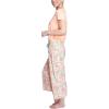 imageMUK LUKS Womens Feel Good Happy Cloud Knit Pajamas Short Sleeve 22 Capri Pant Matching Sleep SetPeachFloral