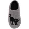 imageMUK LUKS Womens Novelty Punch Needle Grey CatGreyCat