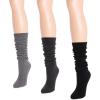 imageMUK LUKS womens Microfiber Socks 3 Pair PackDk Neutral
