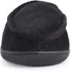 imageMuk Luks Mens Corduroy Moccasin with Flannel LiningBlack